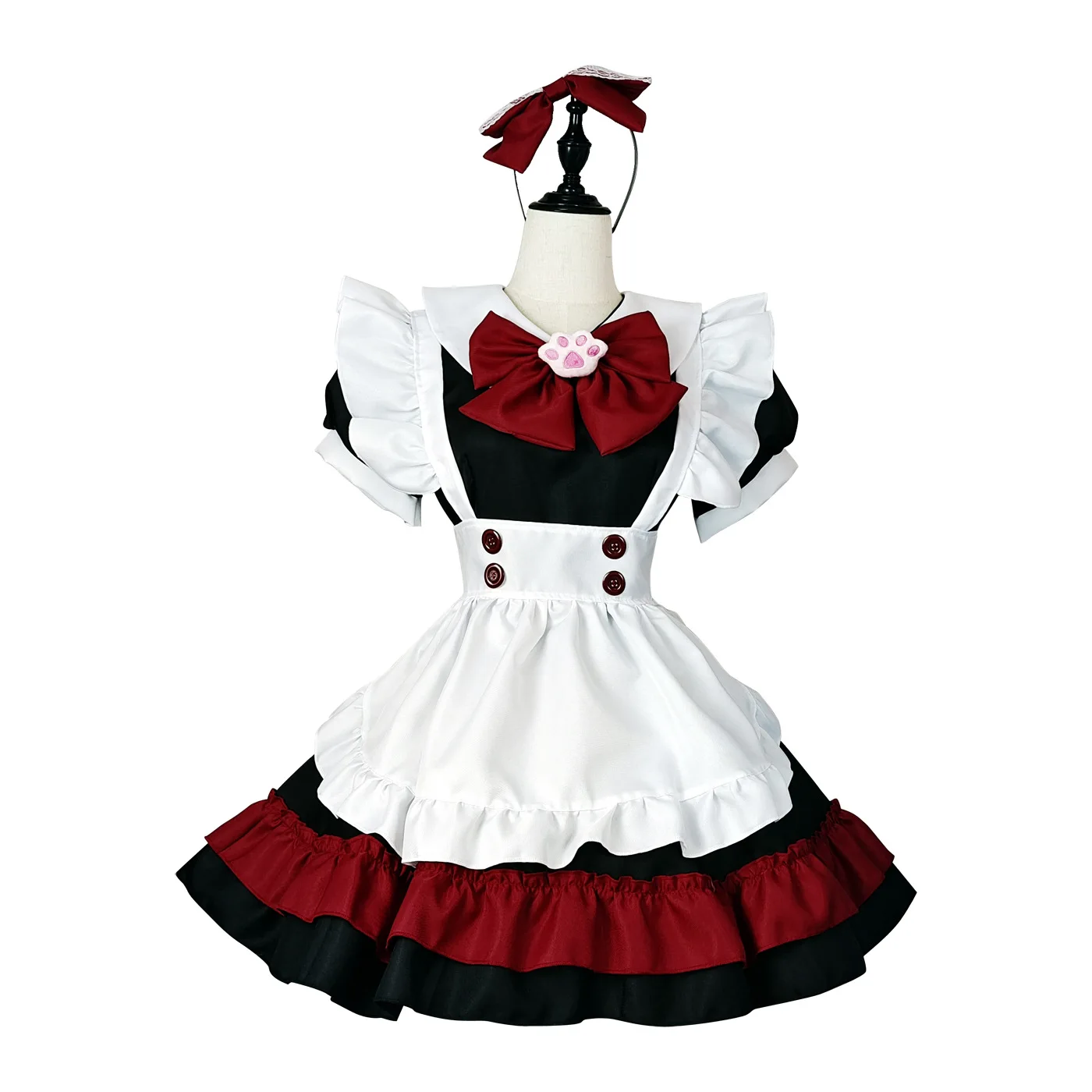 New Design Cosplay Vampire Maid Costume Carnival Party Night Club Girl Uniform Dress Maid Outfit
