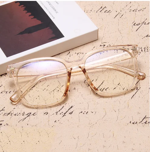 18017 Promotional Trendy Designer Women Men Oversized Optical Frames Anti-blue Blue Light Blocking Glasses