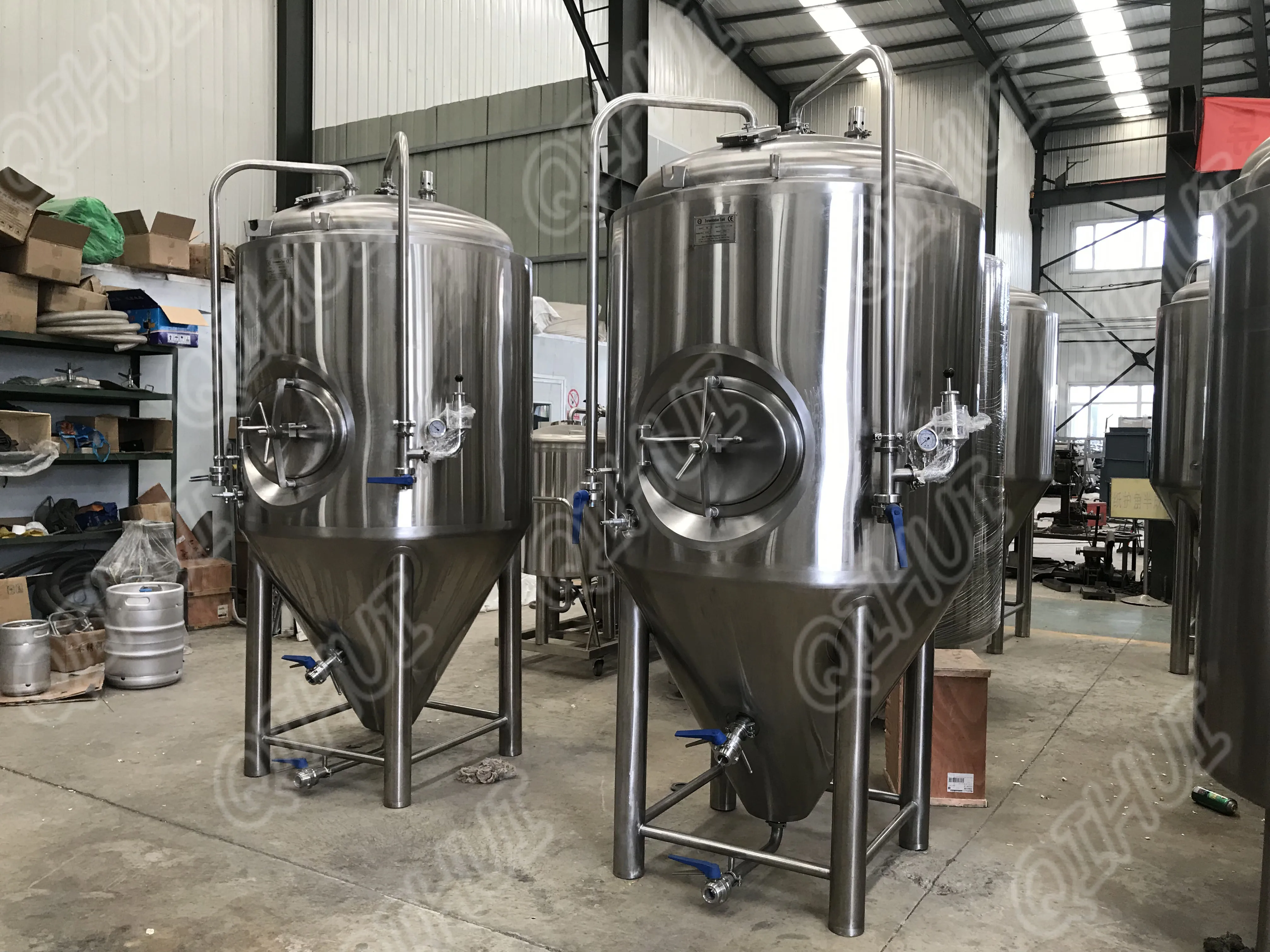 
stainless steel beer brewery conical fermenter 