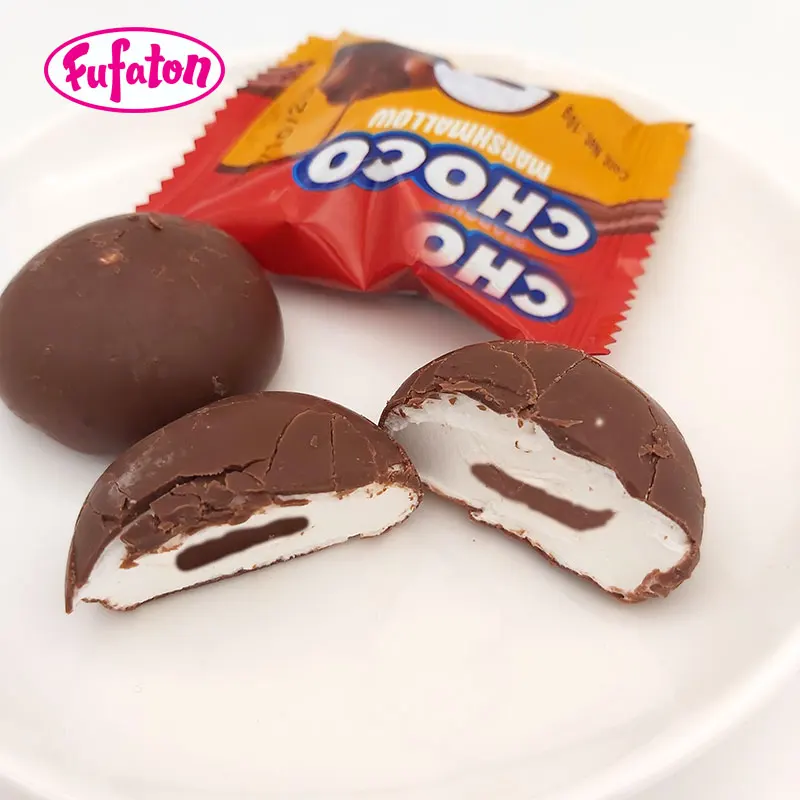 Сладкое хрустящее варенье с покрытием mallow choco