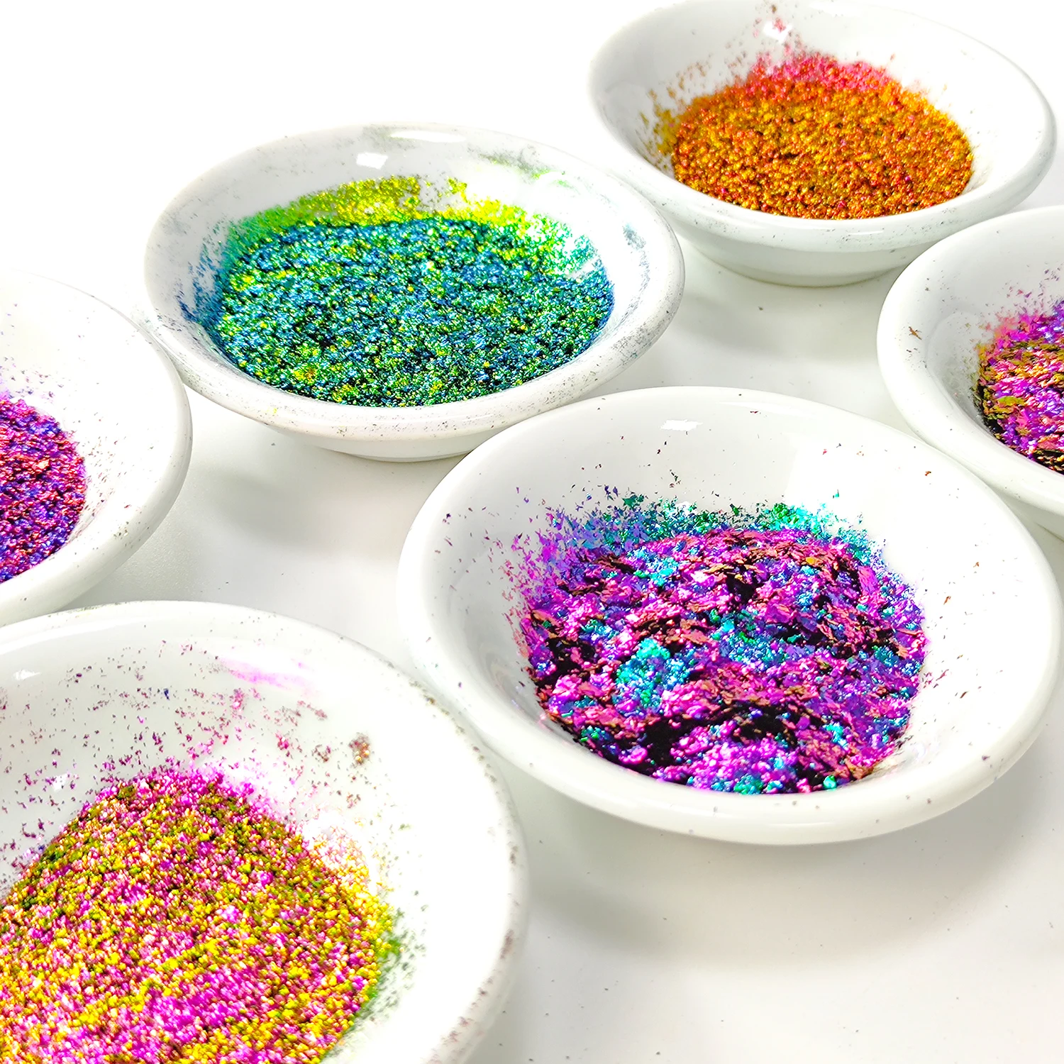 
China factory wholesale 10-60 micron safety cosmetic grade pearl pigment loose pigment eyeshadow acrylic powder and monomer 