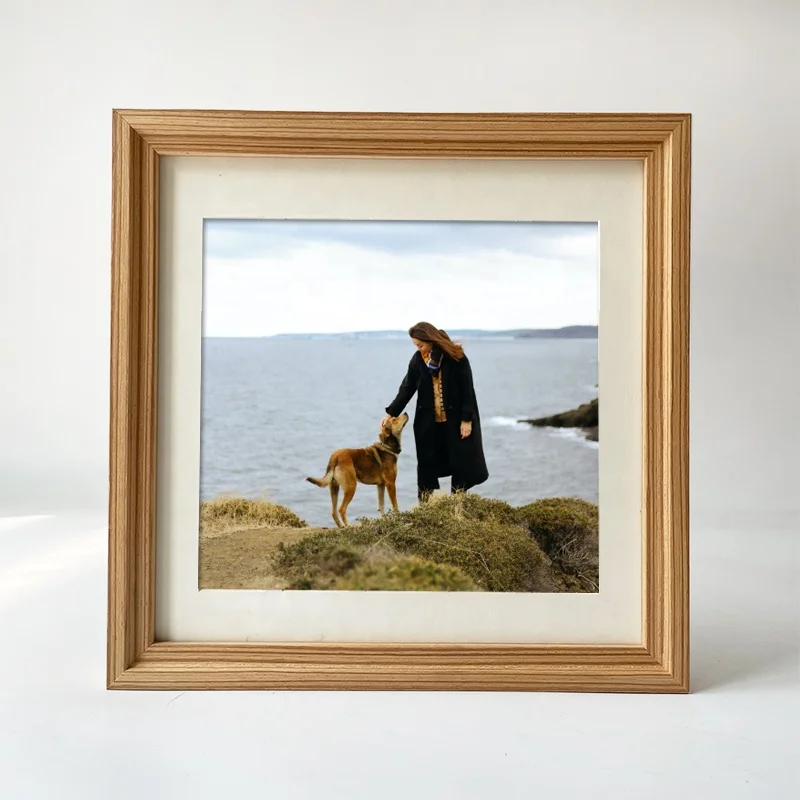 oak wood white black photo frame 20x30 30x40 40x50 50x70 cm wall gallery arts family picture frame eco-friendly photo frame