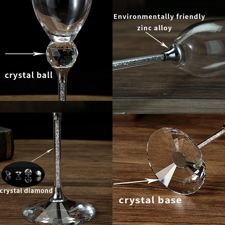 Special Low Price Crystal Wine Glasses Luxury Champagne Glasses Wholesale Red Wine Glasses