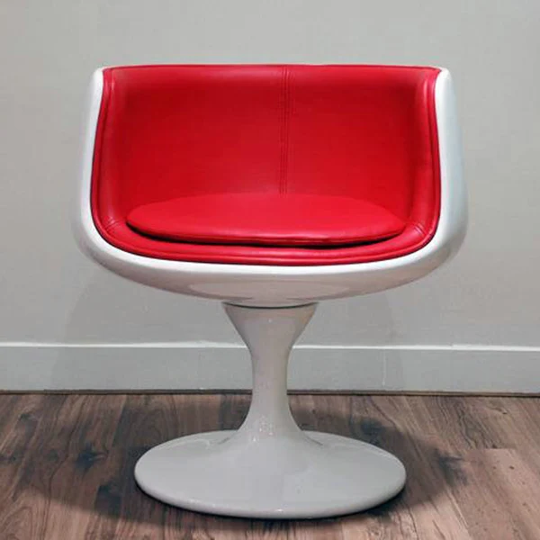 DKY006 Fiberglass home furniture half cup shaped chair banquet comfortable armchair luxury chair