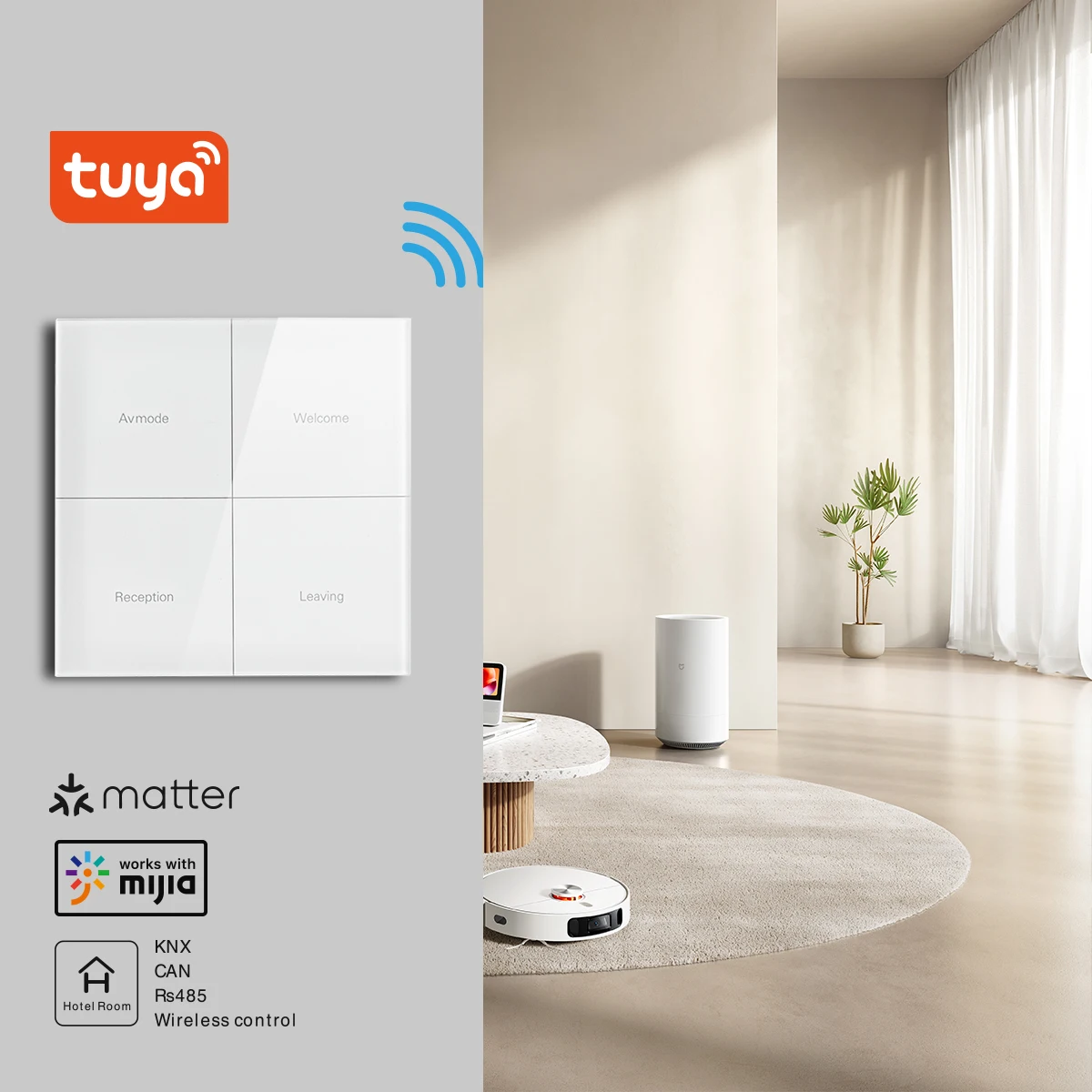 Multi-functional touch switch smart plugs with wall usb socket 1/2/3/4 gang touch controls and voice assistant smart house