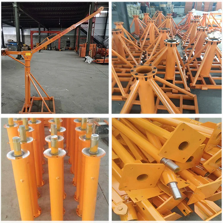 360 Degree Rotated Mini Crane CE Customized Mobile Restaurant Provided Restaurant Equipment 300kg 500kg 800kg Gear 27 200-1000kg