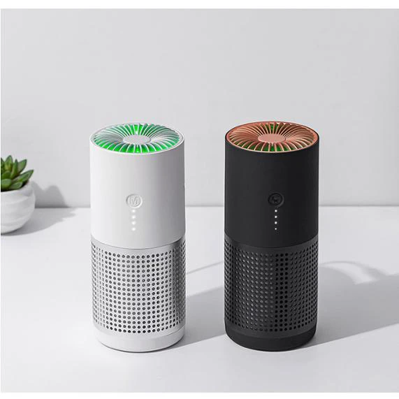  Лидер продаж на Amazon оптовая продажа модный перезаряжаемый автомобильный очиститель воздуха PM2.5 со светодиодной подсветкой