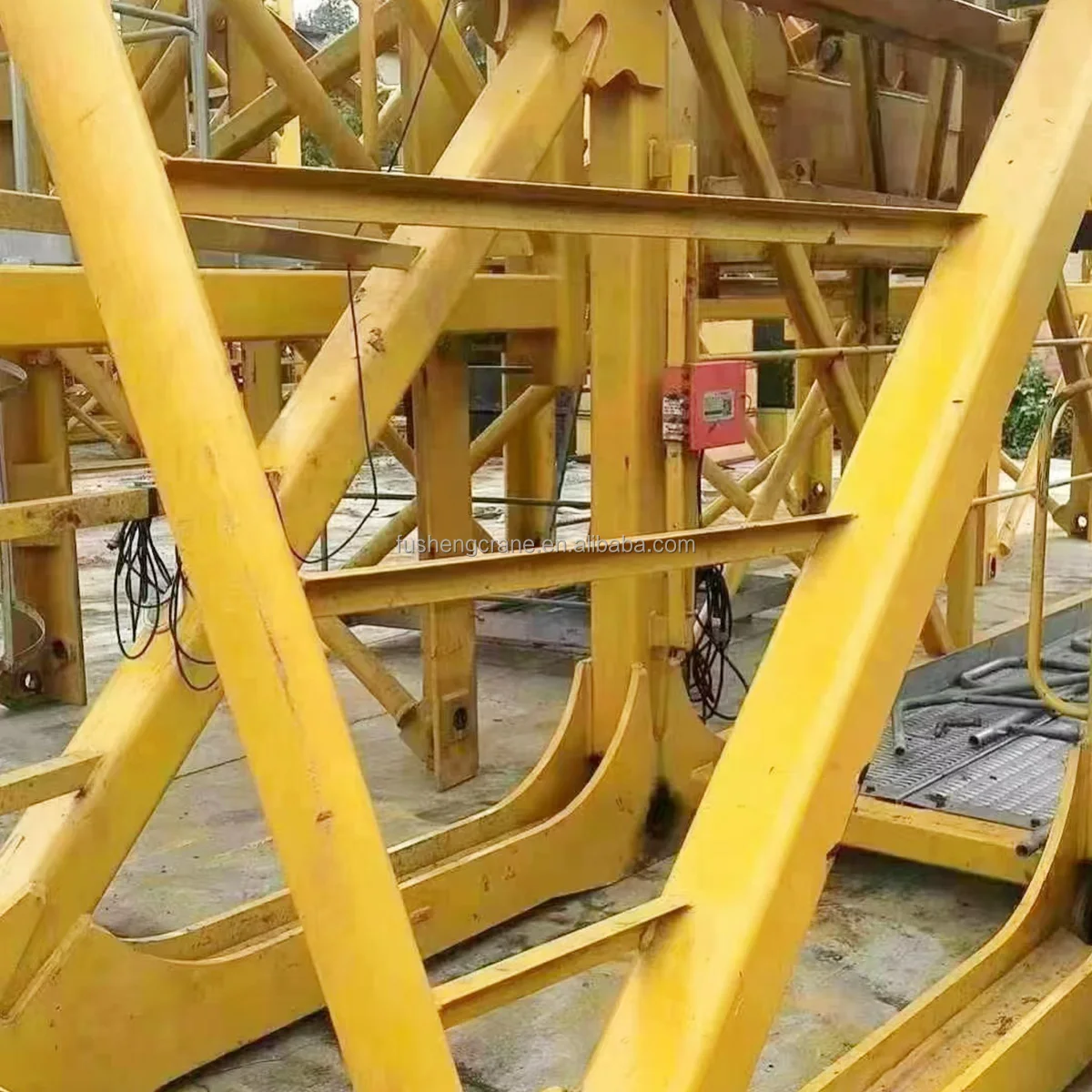 Used China Brand Tower Crane ZOOMLION 8022-16 Boom Length Low Price Construction Tower Crane