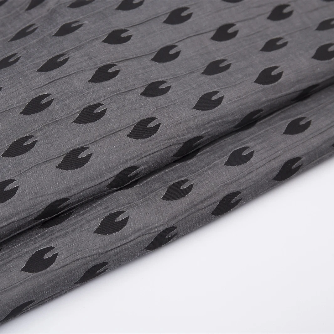 eco-friendly jacquard fabric for clothing canvas printed fabric clothing texture fabrics for clothing linen