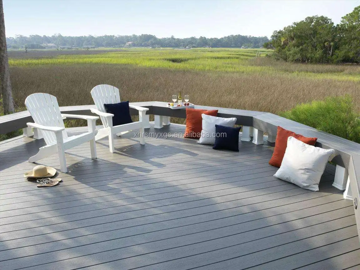 
Eco Material Wood Composite Solid Wood Texture WPC Decking 