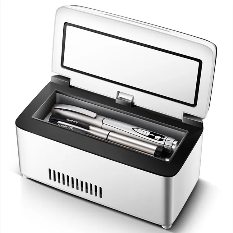 
 Портативный медицинский Холодильник, изолированный охладитель, холодильник, небольшой контейнер для лекарств, автомобильный контейнер для медицинских препаратов, для использования на открытом воздухе  