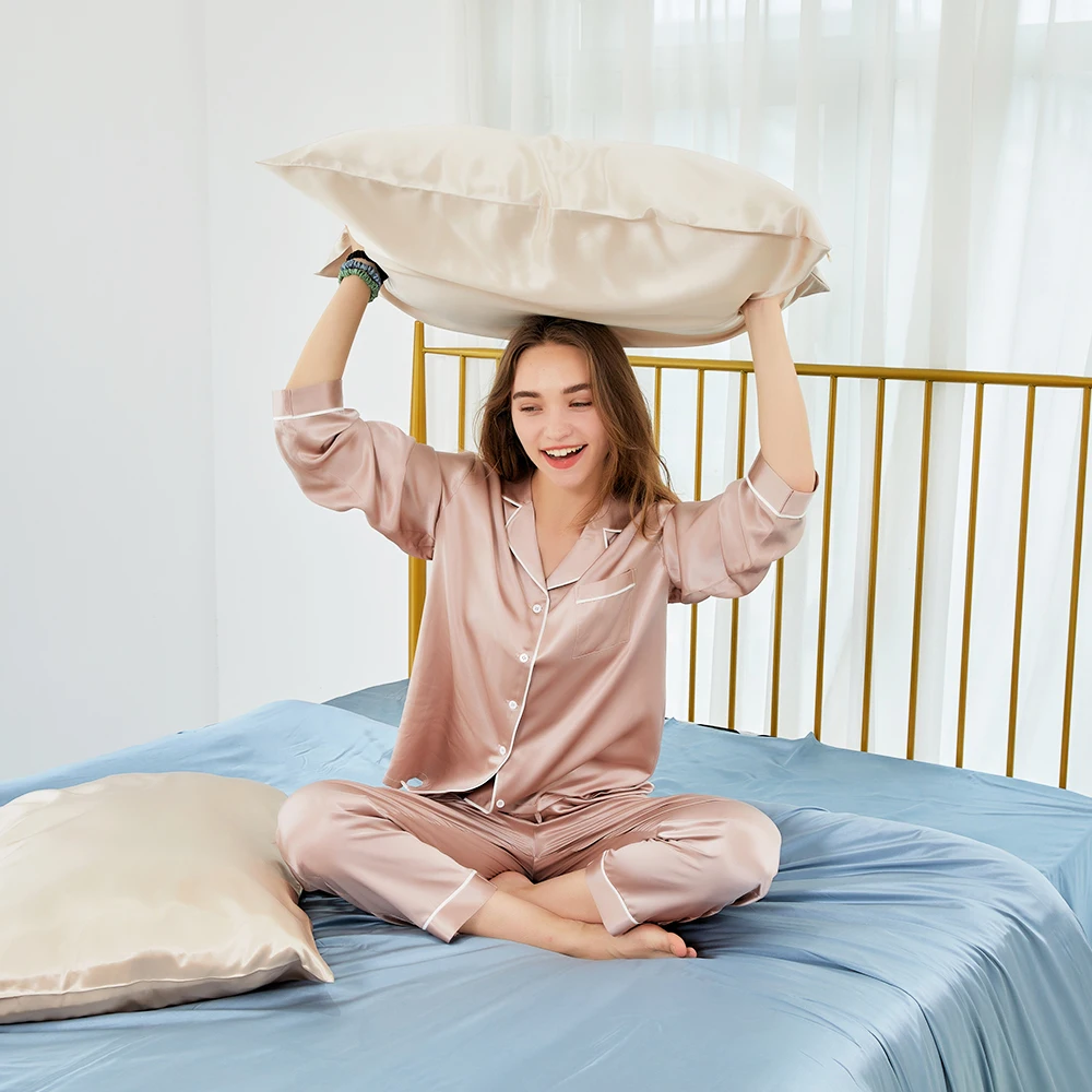 100% наволочка из чистого атласа и