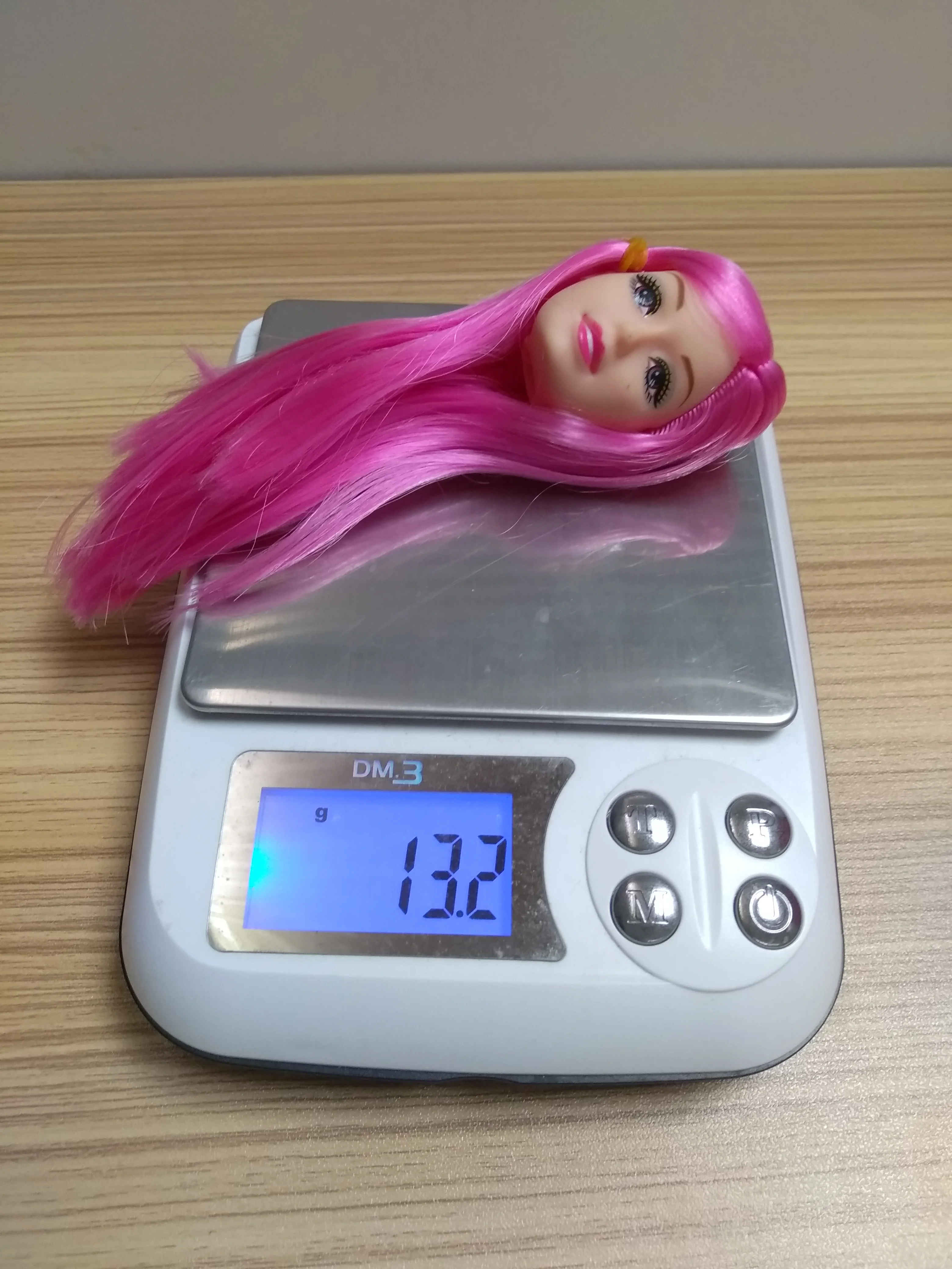 OEM half ready toy 11 inch  doll head with short hair doll head toy accessories