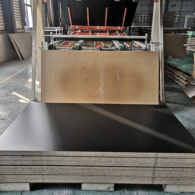 White Melamine Boards Mdf  Laminated Wood Boards E1 Particle Board 16mm 18mm 25mm for Furniture Use