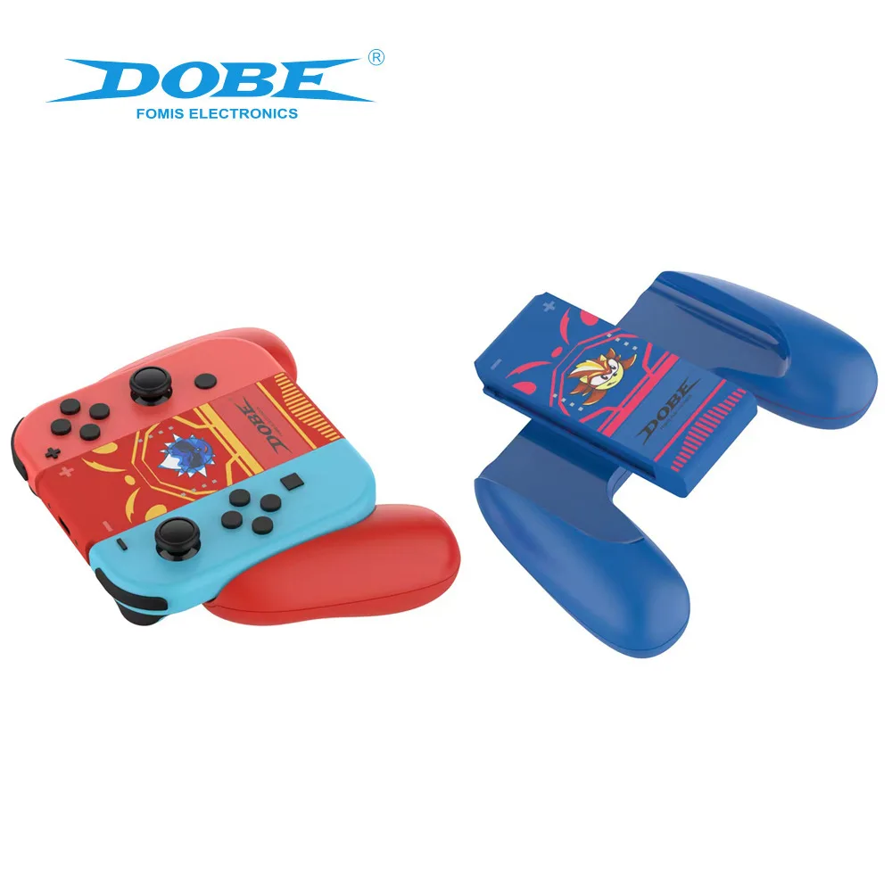 TNS-880 Charger Dock Holder For Switch OLED ABS Anti Slip Handheld Grip Gover Controller Protect Handle Grip