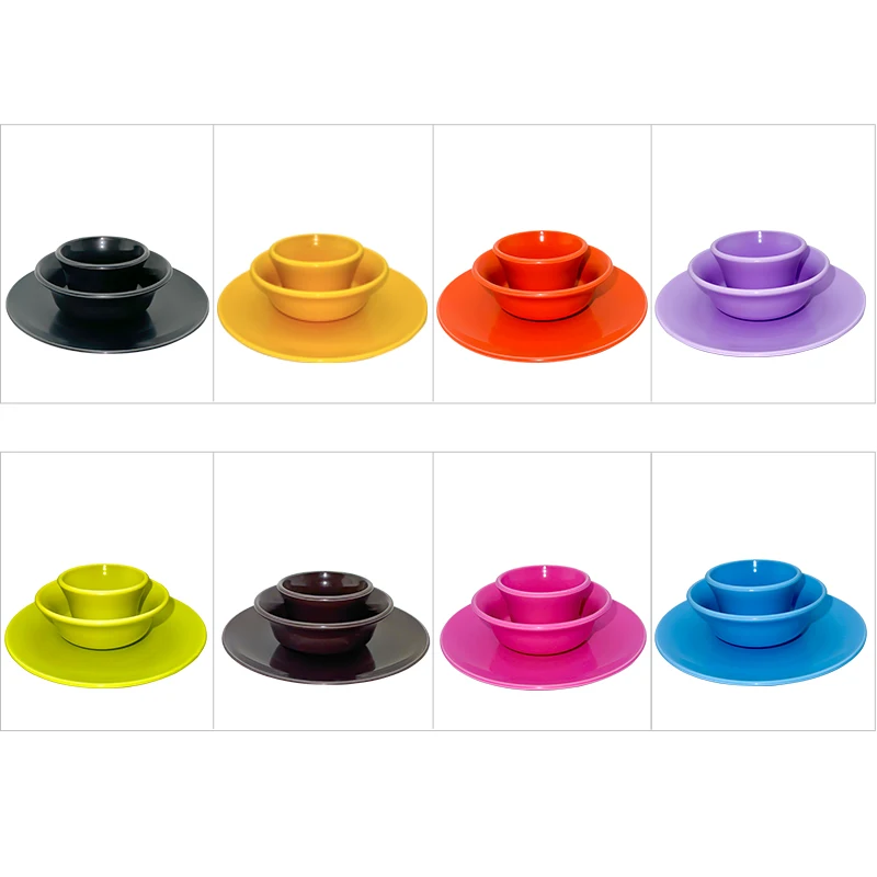 Looking Agents Custom High Temperature Resistance 160 Degrees Recyclable Degradation Environmentally Friendly Tableware Set