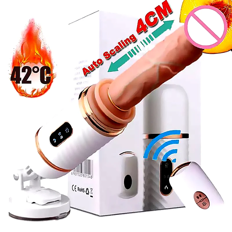Wireless Remote Control Automatic Masturbation Pumping Gun Sex Machine Telescopic Dildo Vibrators for Women Sex Toys for Women