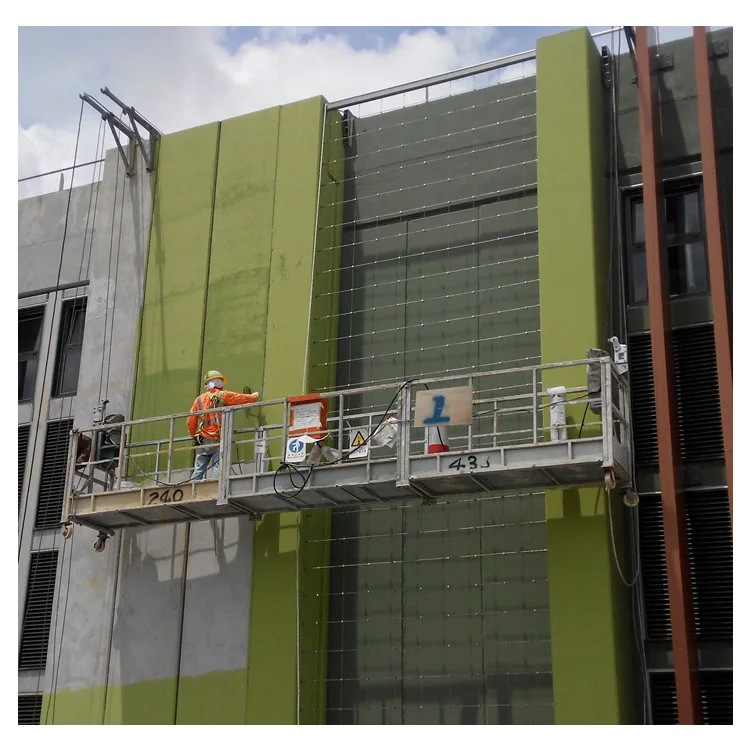 zlp 630 lifting suspended platform adjustable height work platform