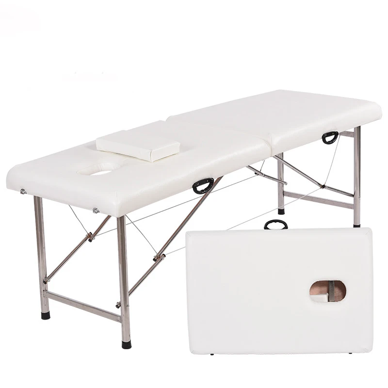 Strengthened Six Legs Steel Spa Massage Bed