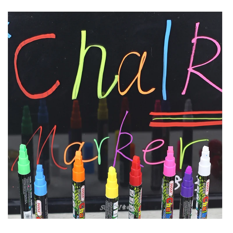 Stromer Manufacturer Oem Customer Logo 8 Colors Liquid Chalk Marker Pens Liquid Chalk Marker
