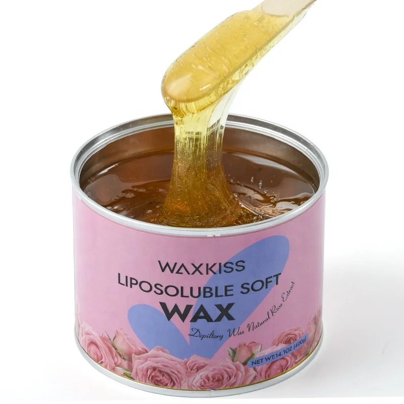 Factory Wholesale High Quality Deep Cleansing 100% Natural Plant Fragrance Metal Tin Can Micro Soft Wax for Hair Removal
