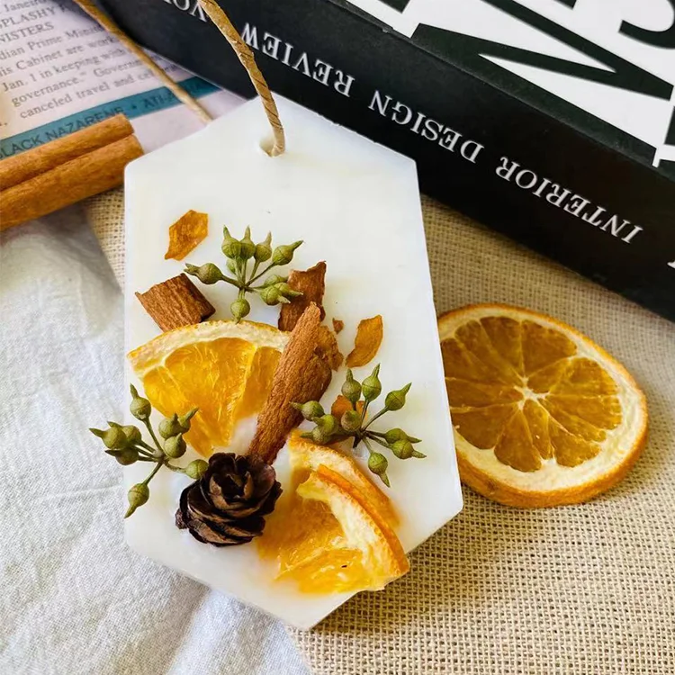 Custom Label Dried Crystal Flower Aroma Wax Sheet Home Decorative Gift Box Scented Candle Wax Tablets