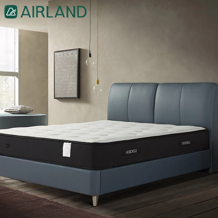 Airland Прямая поставка с фабрики из натуральной кожи деревянная кровать из сосны рамка подходит для маленькой квартиры современная мебель для спальни