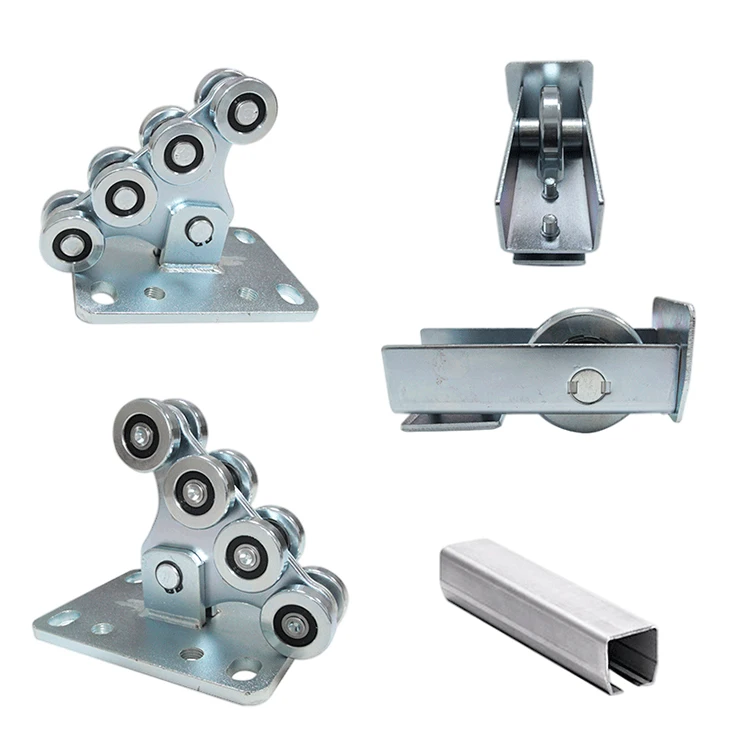 2021 New Design Heavy Duty 8 Carriage Wheels,Sliding Cantilever Gate Door Hanging Roller Kit