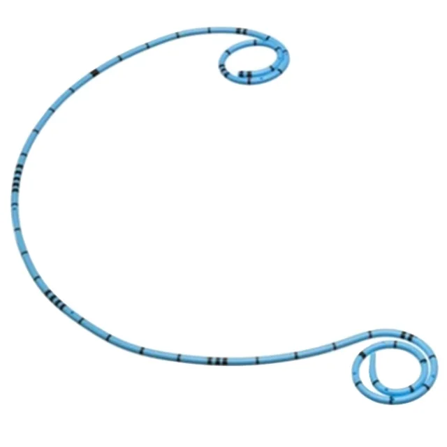 Disposable Urology Pig Tail Catheter with holes