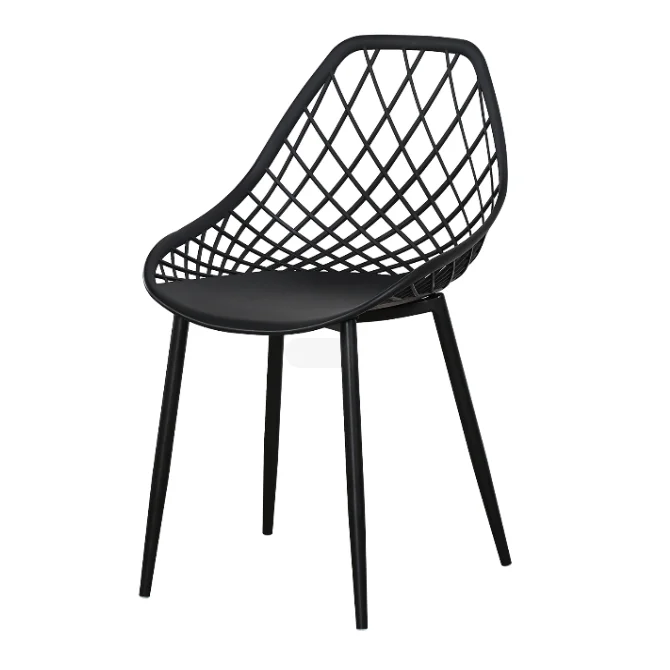Wholesale Modern Plastic Dining Room Chair Metal Legs For Restaurant