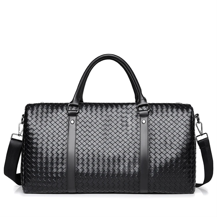 buy best personalized black new design luxury business mens leather duffle travel bags online shopping