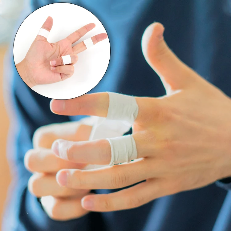 Athletic Sports Bandage Weightlifting Strapping Boxing Finger Zinc Oxide Strong Adhesive Sports Tape