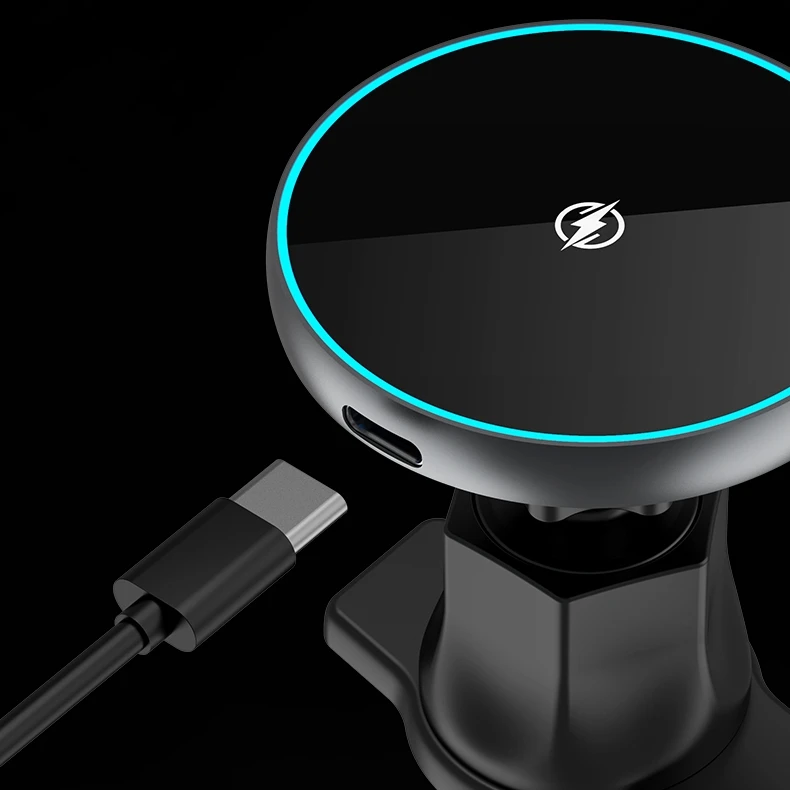 Professional Hot Selling 10W/15W Fast Car Charger Charging Magnetic Phone Wireless Charger