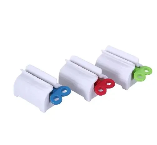 Bathroom Accessories Toothpaste Squeezer Dispenser Lazy Susan Facial Cleanser Presser Manual Toothpaste Tube Clip