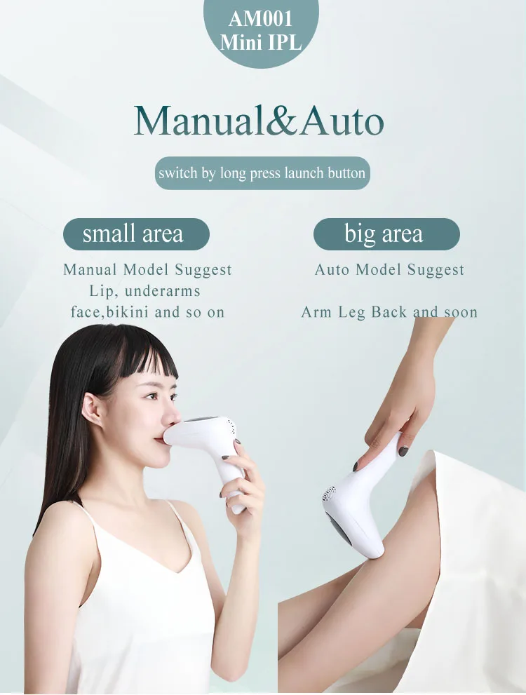 
Fast and Safe Painless Portable IPL Hair Removal Laser 