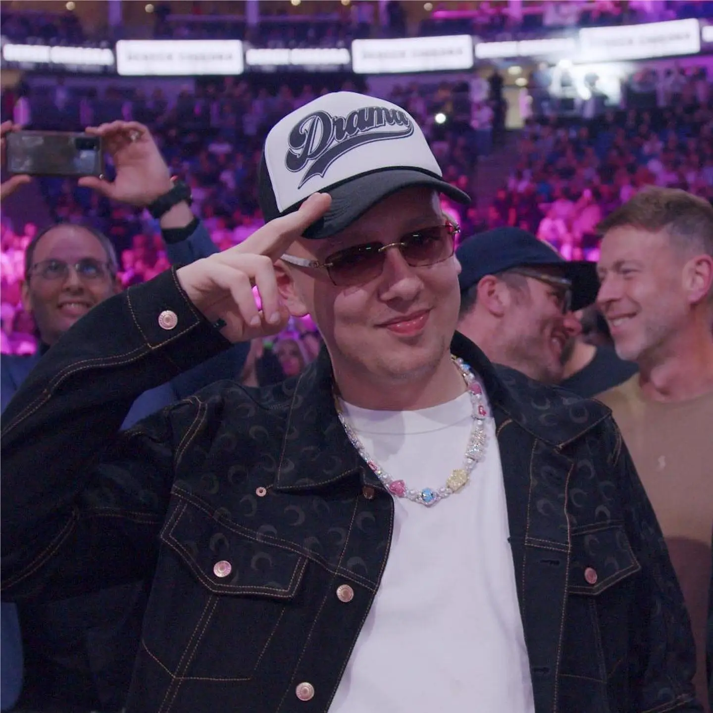 Personalized Custom Masterpiece 925 Sterling Silver VVS Moissanite Diamond Assorted Element Unique Link Chain Charm Necklace