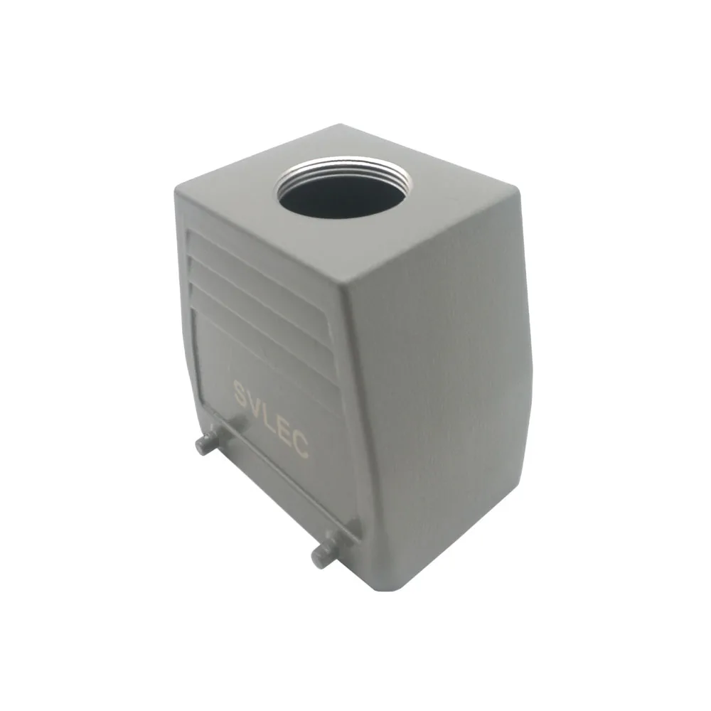 32 Pin Double locking Lever H32A Rectangular Heavy Duty Connector Top Entry Hoods with M40 cable outlet