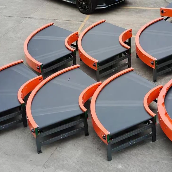 Professional Turn Conveyor Producer Heavy Duty High Speed Logistic PVK Corner Conveyor