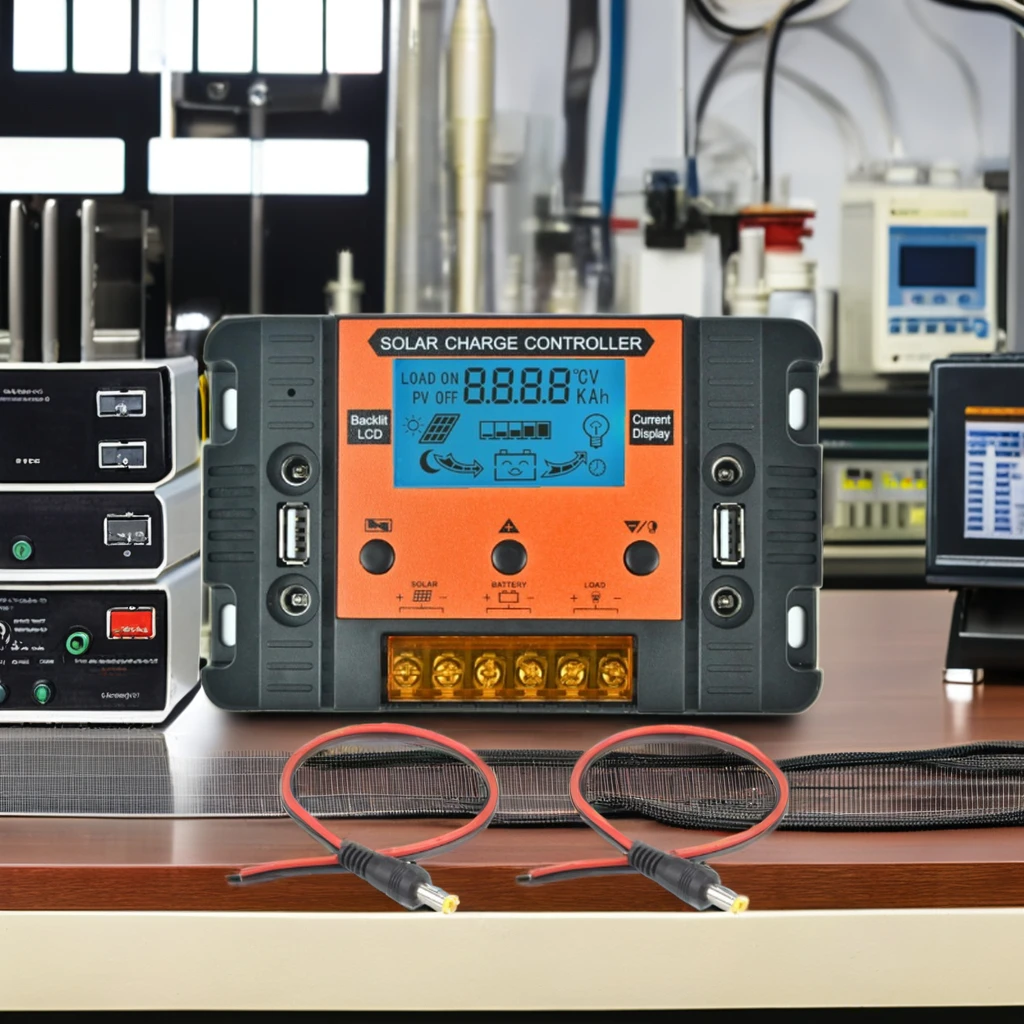 Power Automatic 12V 24v Battery Regulator 10a 20a 30a  PWM Solar System Power Supply Charge Controller