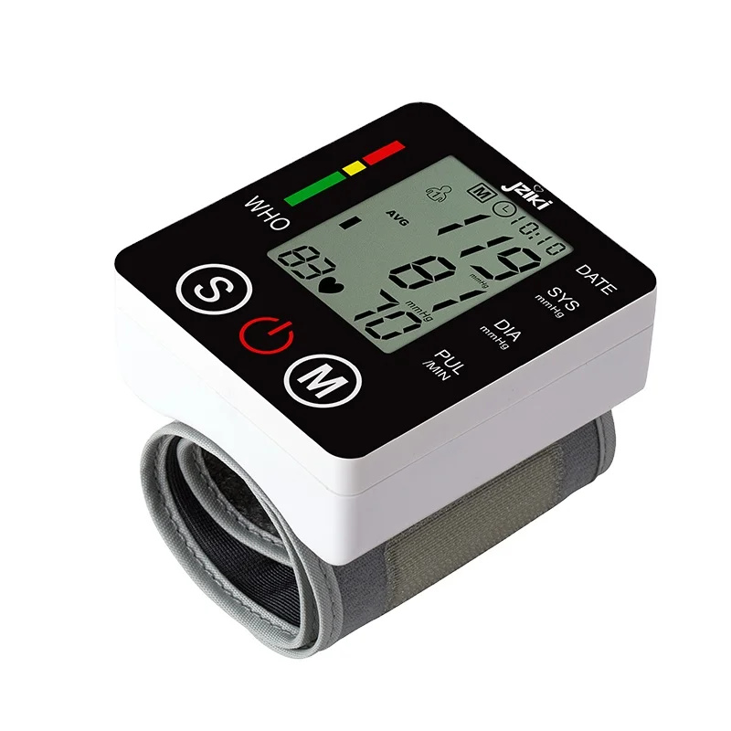 High Quality Wrist Blood Pressure Monitor Accurate Measurement Wrist BP Monitor Voice Broadcast Blood Pressure Monitor for Sale