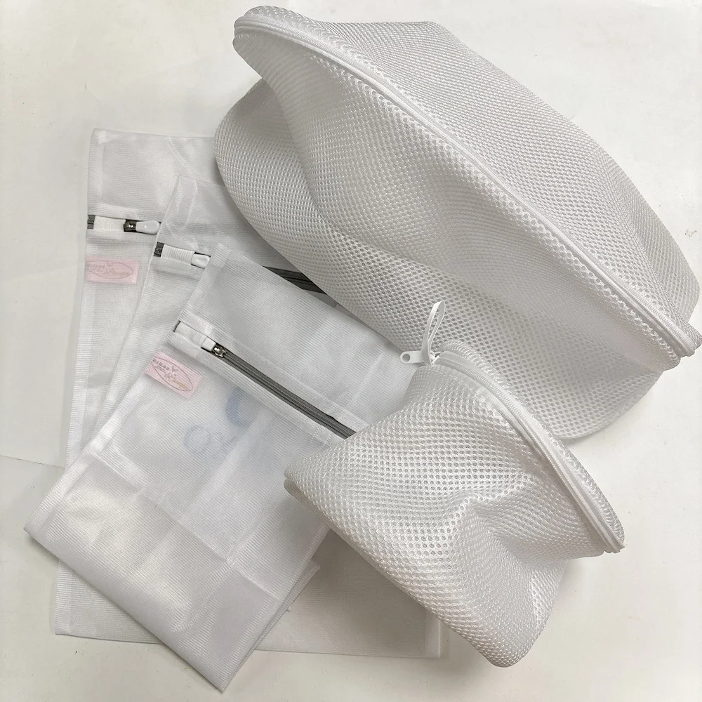 Custom Polyester Net Mesh Washing Bag for Home and Household Use Custom Laundry Bags Mesh Laundry Wash Bag