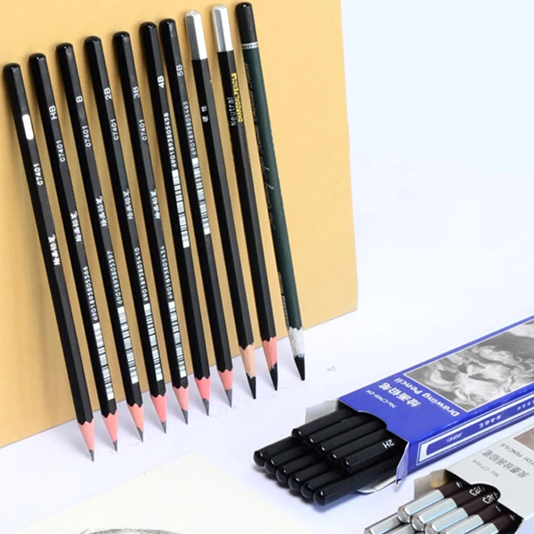 Set Sketch And Drawing Pencils Art Set Hot sale Art Professional Artist Sketching Pencil