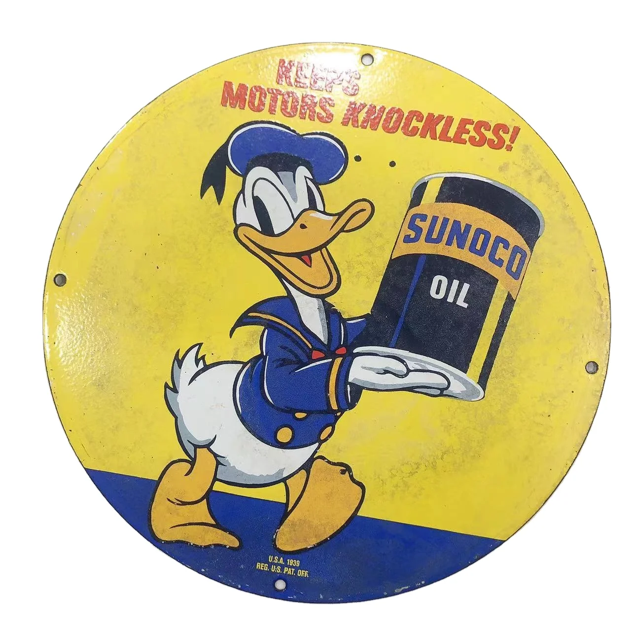 Factory Directly sale  No MOQ Wall Plaque Custom Enamel Metal Sign For Decoration