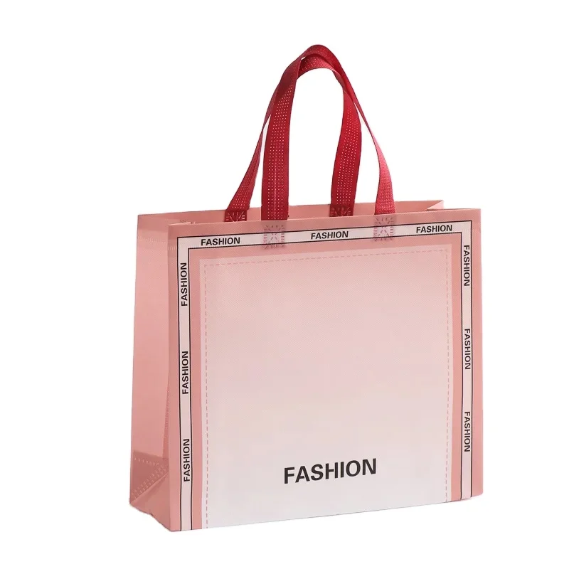 wholesale manufacturer cheap promotional shopping pp ecological non wovne bag fashion colorful gift non-woven tote bag with logo