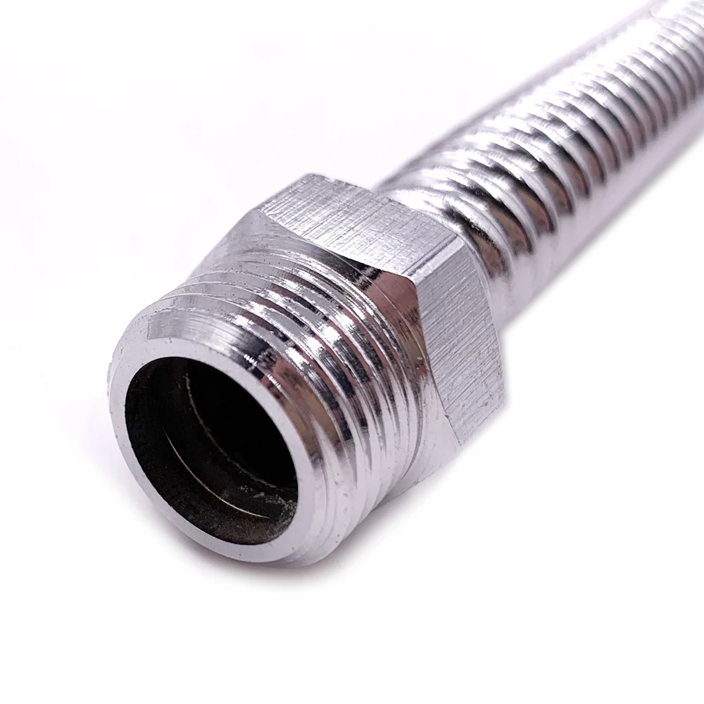 Wholesale Stainless Steel 304 Corrugated Hose F1/2 x M1/2 30cm Water Connection Hose Pipe