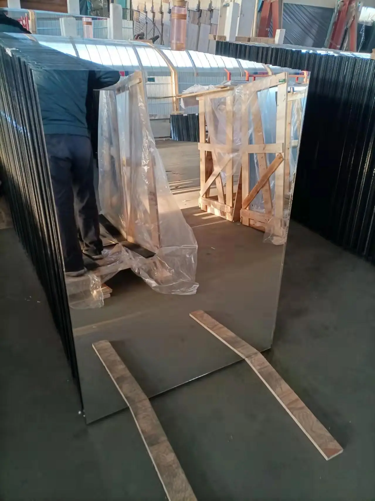 Aluminium Mirrors 1.8mm 2mm 3mm Float Glass Aluminum Coating Mirror