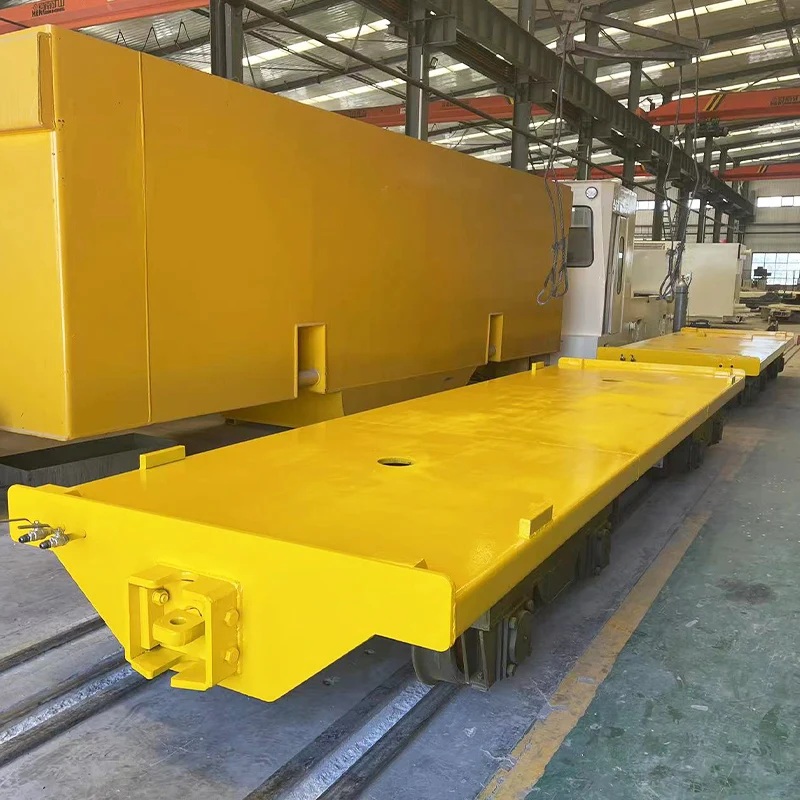 TimesPower Factory customized Flat car of locomotive  Flat car railway wagon for TBM project
