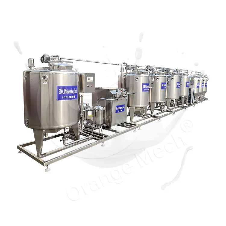 Uht Industrial Milk Powder Yoghurt Yogurt Dairy Make Process Machine Small Scale Plant Production Line