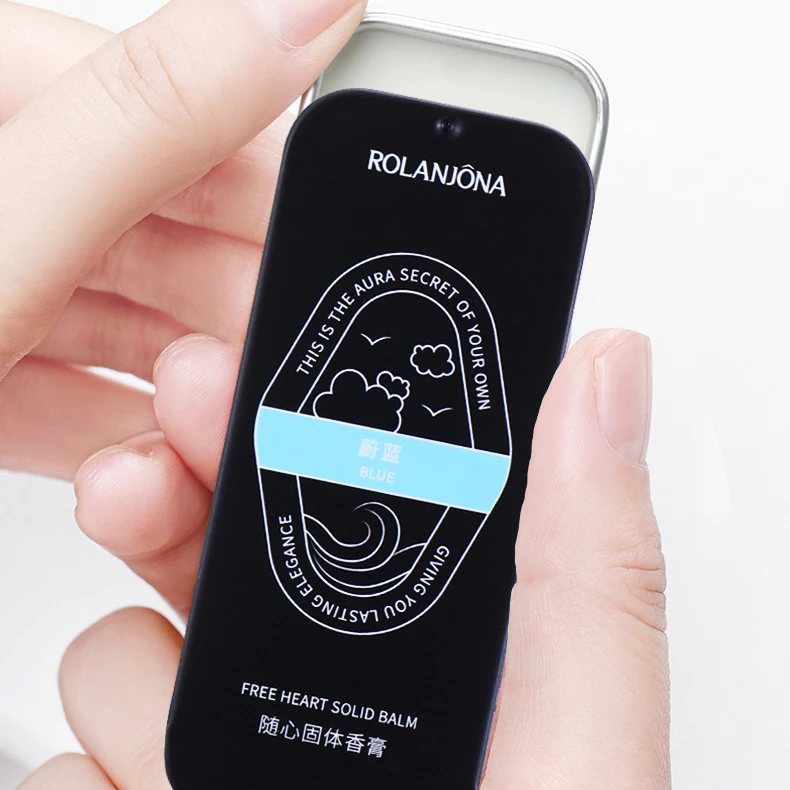 High Quality Private Label Rolanjona Romantic Fragrance Fresh Long-lasting Lady Solid Perfumed Balm Natural Deodorant