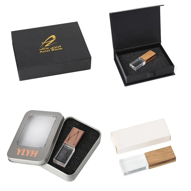 Promotional Photography Personalized 3.0 Memory Sticks Crystal Wedding Gift Pendrive Wood USB Flash Drive